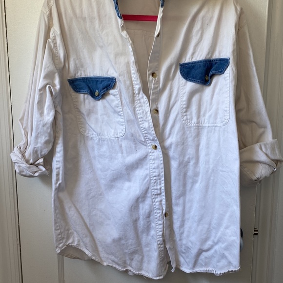 Vintage button down shirt size M sale - Picture 2 of 7